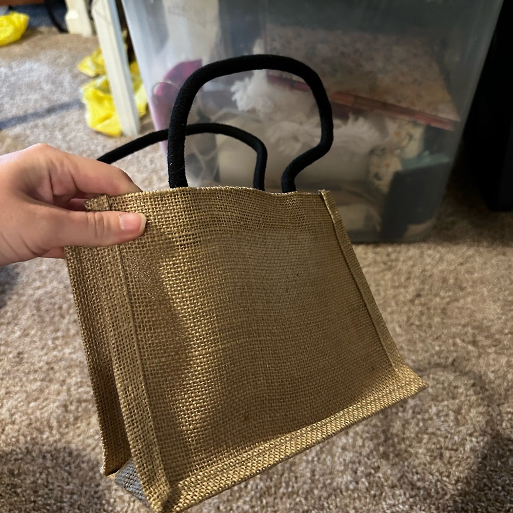 Mini Burlap Bag